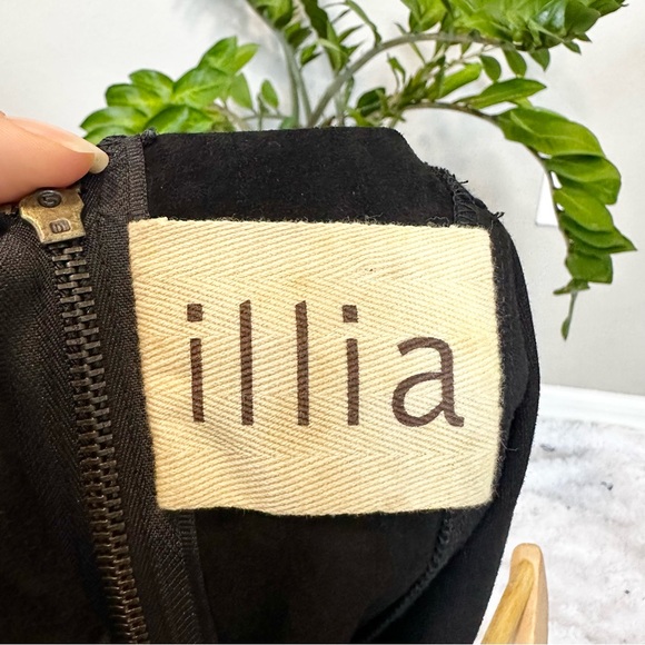 Illia Anthropologie Black Leather Dress - Picture 13 of 15